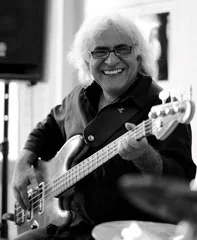 Tony Borruto, bass player and singer of the Borruto Family